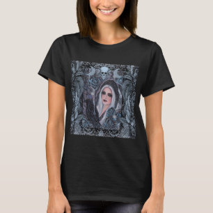Camiseta Deusa Morrigan com corvo de Renee