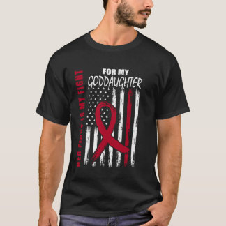 Camiseta Deusa Múltipla Mieloma Sensibilização Americana Fl