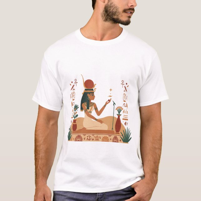 Camiseta deusa neftis (Frente)