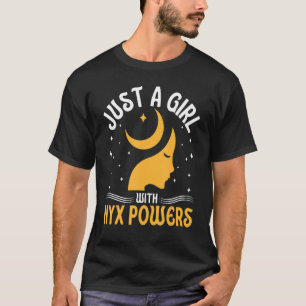 Camiseta Deusa Nyx Mitologia Grega Antiga Estilo de Vida No