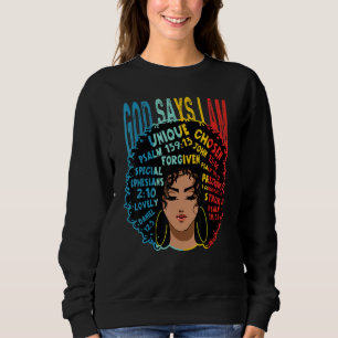 Camiseta Deuses Dizem Que Sou Melanina Afro-Mulher História