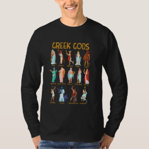 Camiseta Deuses Gregos Mitologia Grega Mitologia Vida Grega