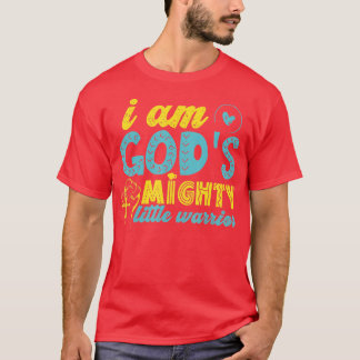 Camiseta Deuses Poderosos Meninos Cristãos Guerreiros