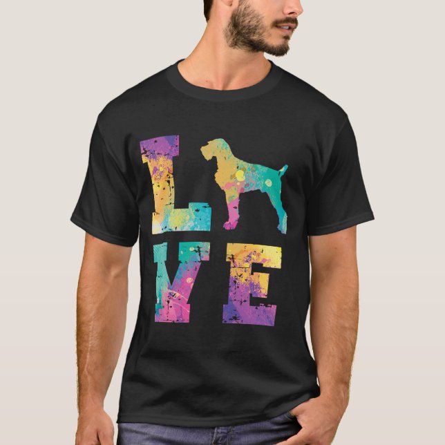 Camiseta Deutsch Drahthaar Love (Frente)