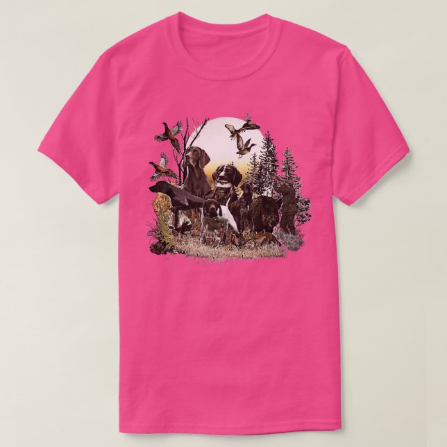 Camiseta Deutsch Kurzhaar (Frente do Design)