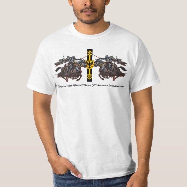 Camiseta Deutscher Orden Zwei Ritter (Frente)