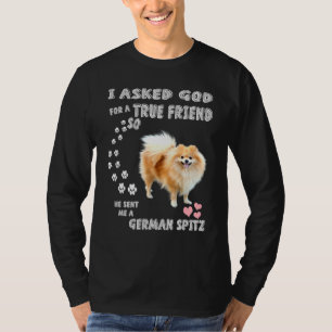 Camiseta Deutscher Spitz Mãe Fluffy Cachorro Pai Cute Germ