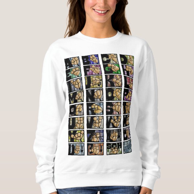 Camiseta Deutsches Fingeralphabet 3 (2025) (Frente)