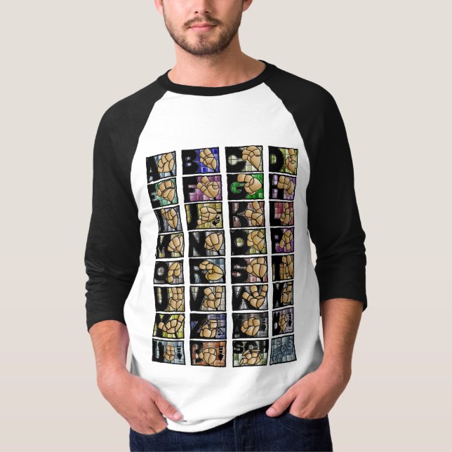Camiseta Deutsches Fingeralphabet 3 (2025) (Frente)