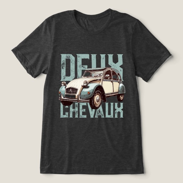 Camiseta Deux Chevaux (Design frontal)