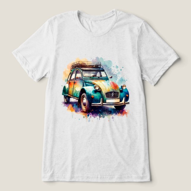 Camiseta Deux Chevaux (Design frontal)
