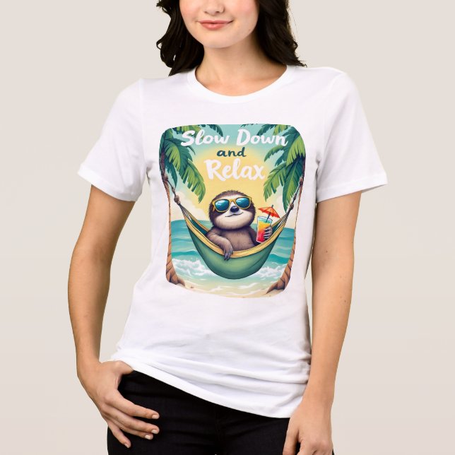 Camiseta Devagar e relaxar a lentidão (Frente)