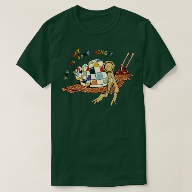 Camiseta Devagar, mas seguramente (Frente do Design)