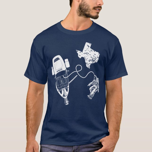 Camiseta DEVASTAÇÃO Carmel no Espaço (Frente)