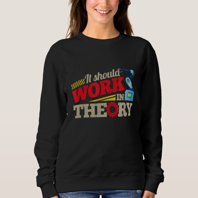 Camiseta Deve Funcionar Em Máquinas Teóricas Robótica 1 (Frente)