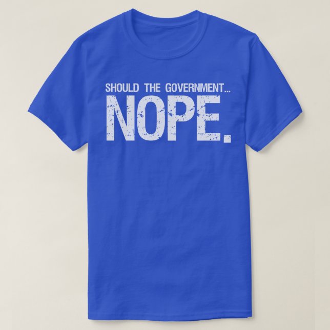 Camiseta deve o nó do governo (Frente do Design)