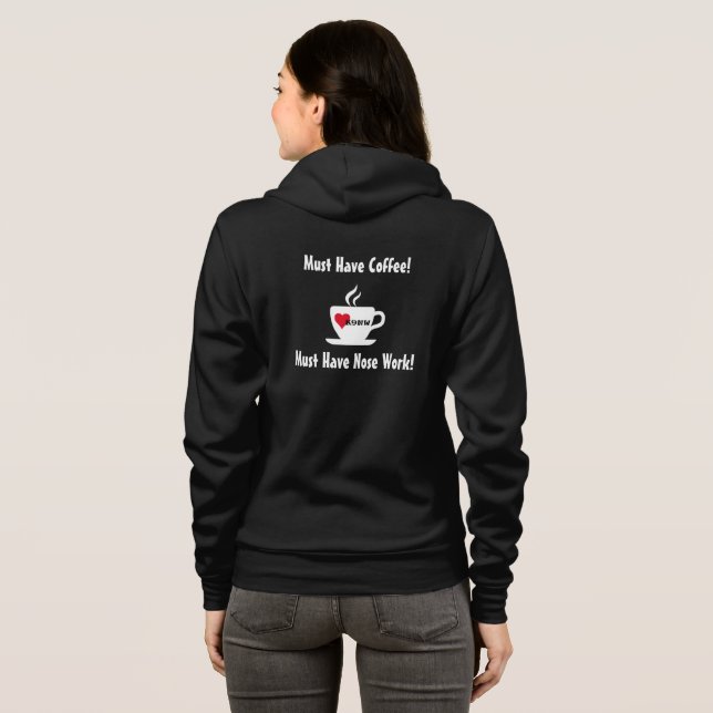 Camiseta Deve Ter Café! Deve Não Ter Trabalho! (Parte Traseira Completa)