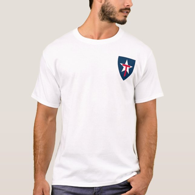 Camiseta Dever do orgulho da honra da guarda TXSG do estado (Frente)