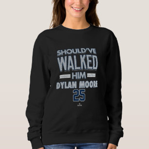 Camiseta Deveria tê-lo andado com Dylan Moore Seattle Baseb