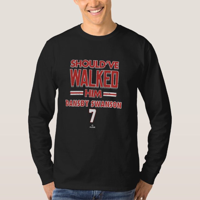 Camiseta Deveria ter Andado com Ele Dansby Swanson Chicago  (Frente)
