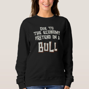 Camiseta Devido À Economia, Fingir-Me-Á Um Hallowee Touro F