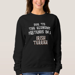 Camiseta Devido à Economia Fingir TERRIER IRLANDÊS Fácil Di