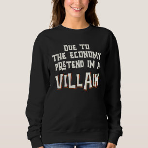 Camiseta Devido à Economia Finja Que Eu Sou Vilão Fácil Dia