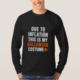 Camiseta Devido à Inflação, Este é o Meu Fantasma de Hallow