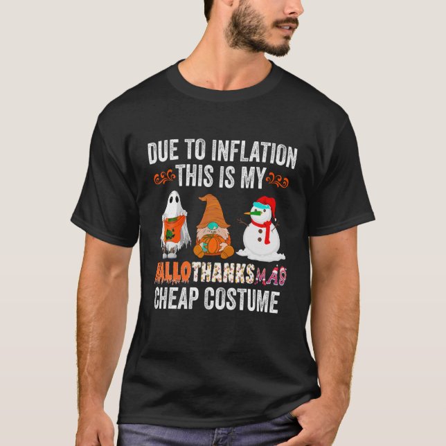 Camiseta Devido à Inflação Este é o meu HalloObrigadoMas Ba (Frente)