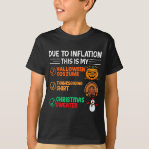 Camiseta Devido à Inflação, Este é o Meu Traje Divertido de