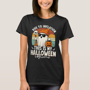 Camiseta Devido à Inflação Este é o Meu Traje Divertido de
