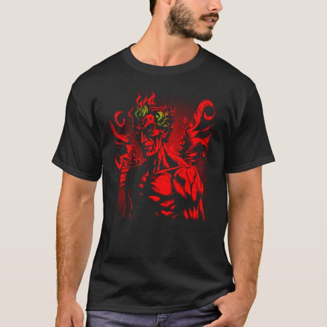 Camiseta Devil Red Demon Mammon (Frente)