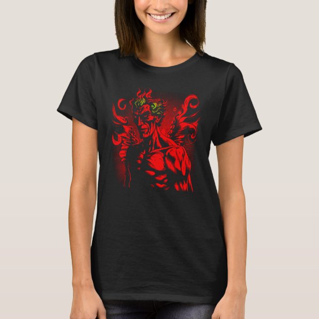 Camiseta Devil Red Demon Mammon (Frente)