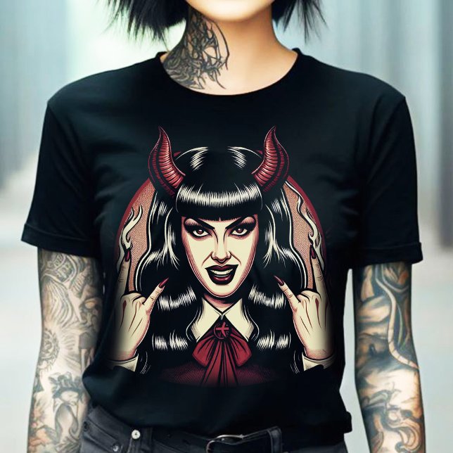 Camiseta Devilish Woman (Criador carregado)