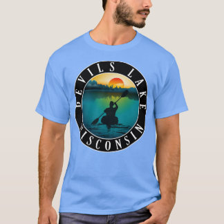 Camiseta Devils Lake Wisconsin Kayaking