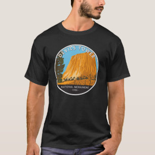 Camiseta Devils Tower National Monument Wyoming Vintage