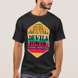 Camiseta Devils Tower Wyoming Monumento Nacional Souvenir