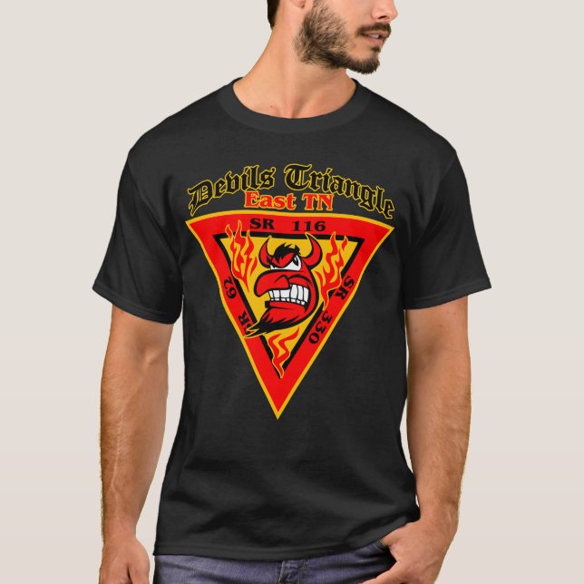 Camiseta Devils Triangle Tennessee (Frente)