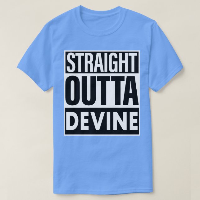 Camiseta Devine Name Hetero Outta Devine (Frente do Design)