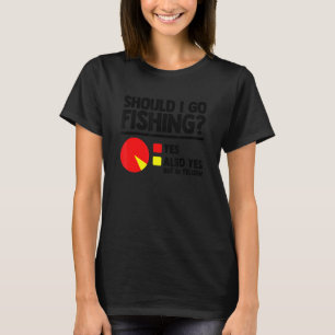 Camiseta Devo ir pescar Sim Pescador Hobby Vara de Pescar C