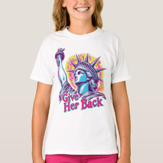 Camiseta Devolva a estátua da liberdade à França