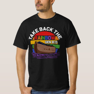 Camiseta Devolva O Orgulho Arco-Íris Em Promis De Deus Cove