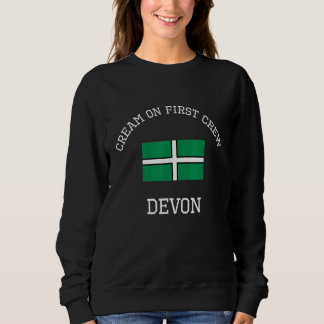 Camiseta Devon Cream Na Primeira Tripulação Scone Devon Fla
