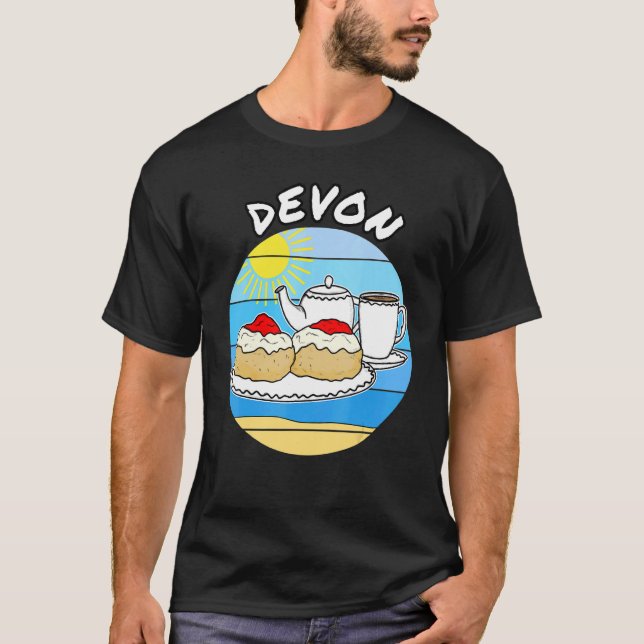 Camiseta Devon Cream Tea British Summer Holiday (Frente)