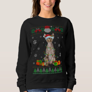 Camiseta Devon Rex Cat Funny Ugly Xmas Sweet Natal Sa