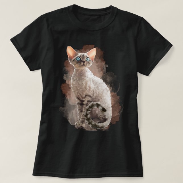 Camiseta Devon Rex Sofi (Frente do Design)