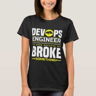 Camiseta DevOps Engineer Cloud Computing Softwareengineerin