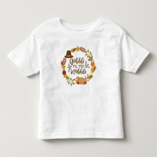 Camiseta Devore Até Cambalear Feliz Dia de Ação de Graças