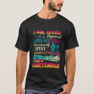 Camiseta Devotado Sou Um Barman Que Sou Um Trabalho Privado
