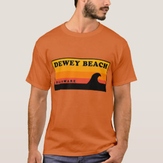 Camiseta Dewey Beach Delaware Vintage Retro Surf EUA Viagem